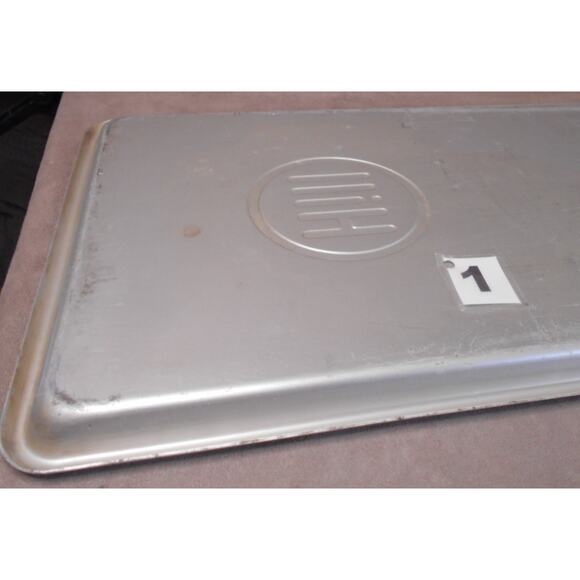 Antique HILL Aluminum Deli Case Display Tray # 1 30" X 10.5" Butcher Bakery - Picture 5 of 9